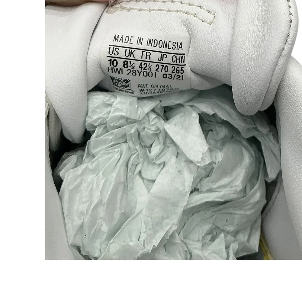 Adidas Grand Court White Leather Low Top Sneakers GY7641 Womens‎ 10